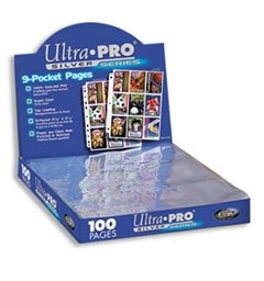 Plastlomme 9-pocket UltraPro Silver X100
